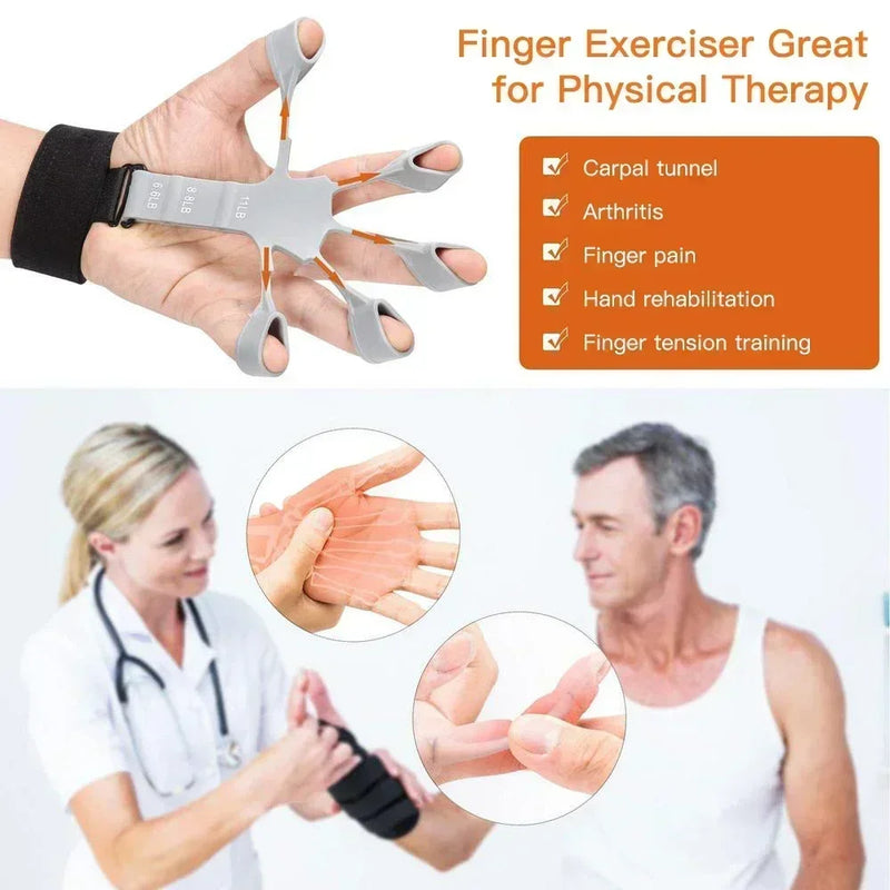 Extensor Elástico para Fortalecimento de Dedos PRO